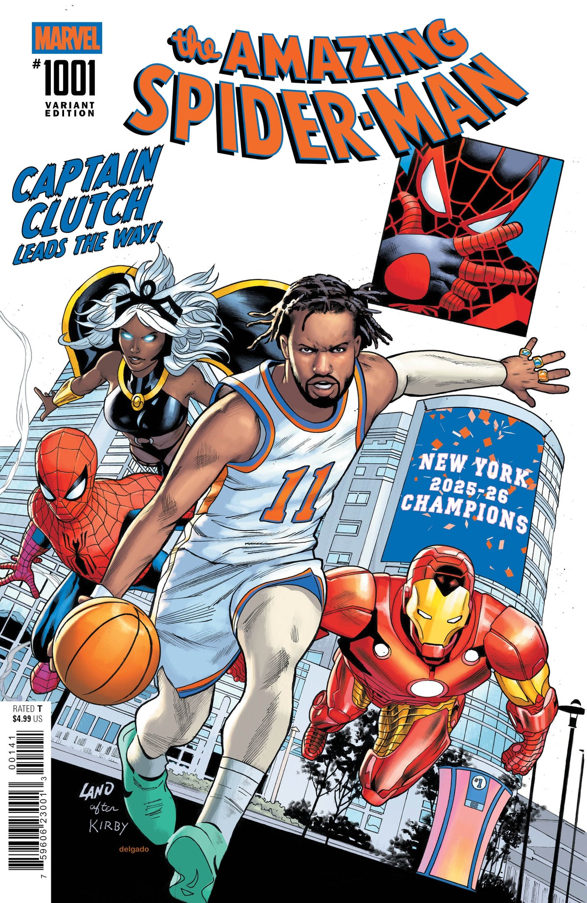 AMAZING SPIDER-MAN #1001 Jalen Brunson Variant